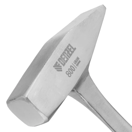 Молоток слесарный 800 г Denzel 10405, цельнометаллический, двухкомпонентная рукоятка купить в Нефтеюганске