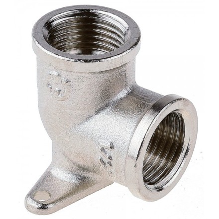 Уголок GENERAL FITTINGS с креплением к стене в двух точках, никелированная латунь, г/г, 1/2&quot; 51075-G/G-1/2 купить в Нефтеюганске