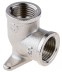 Уголок GENERAL FITTINGS с креплением к стене в двух точках, никелированная латунь, г/г, 1/2&quot; 51075-G/G-1/2 купить в Нефтеюганске