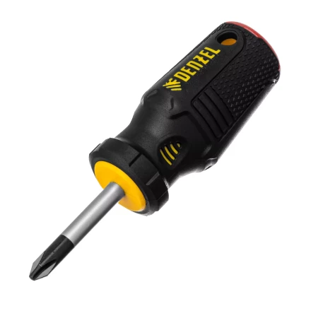 Отвертка, PH2х38 мм, S2, 3к рукоятка Denzel 121867 купить в Нефтеюганске