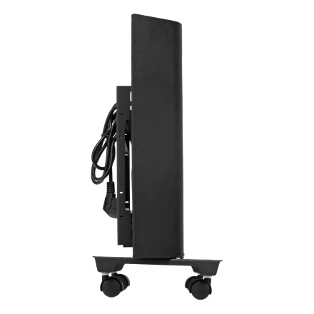 Конвектор электрический Denzel XCE-1000 B, 230 В, 1000 Вт, X-образный нагреватель черный 98127 купить в Нефтеюганске