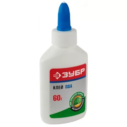 Клей ПВА ЗУБР, на блистере, 60 г 41932 купить в Нефтеюганске