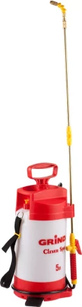Опрыскиватель GRINDA садовый &quot;Clever Spray&quot;,5 л, с латунным  телескоп. удлинителем и упорами для ног 8-425155_z01 купить в Нефтеюганске