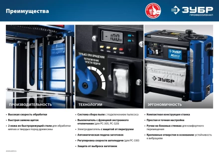 Станок рейсмусовый 2 скорости РС-330 серия ПРОФЕССИОНАЛ купить в Нефтеюганске