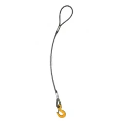 Строп канатный одноветвевой 1СК 1 т L=1 м с кч din 1.5 т опрессовка