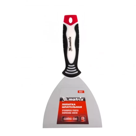 Шпательная лопатка из нержавеющей стали 120 мм трехкомпонентная ручка Matrix 85537 купить в Нефтеюганске
