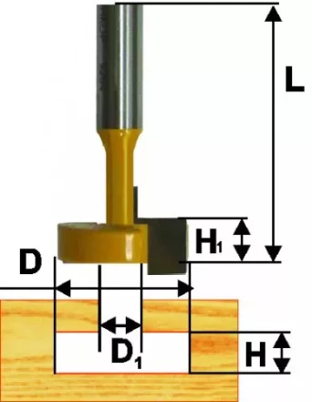 Фреза паз. конструкционная ф95мм Т-обр хв. 8мм 46100 купить в Нефтеюганске