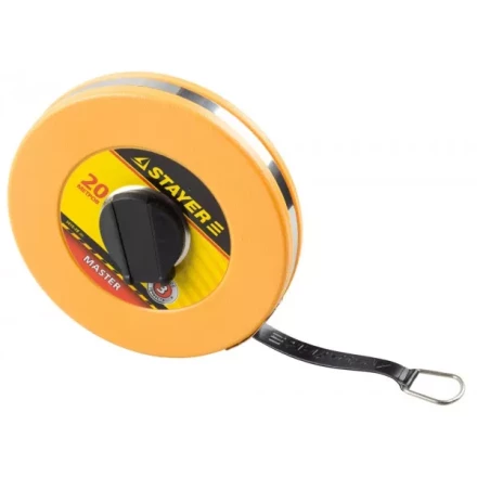 Мерная лента STAYER &quot;MASTER&quot; F-20, фиберглассовое двустороннее полотно, 20м 3415-20_z01 купить в Нефтеюганске
