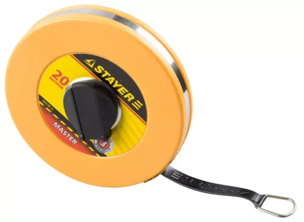 Мерная лента STAYER &quot;MASTER&quot; F-20, фиберглассовое двустороннее полотно, 20м 3415-20_z01 купить в Нефтеюганске