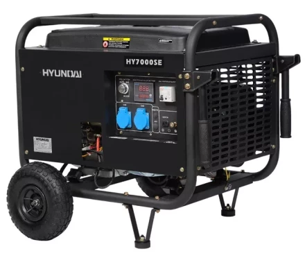Бензогенератор Hyundai HY 7000SE + колеса купить в Нефтеюганске