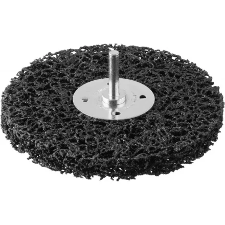 ЗУБР &quot;ПРОФЕССИОНАЛ&quot;. Щетка дисковая для дрели, нейлоновая проволока с абразивным покрытием, с открытой агрессивной структурой, 125мм 35162-125_z01 купить в Нефтеюганске