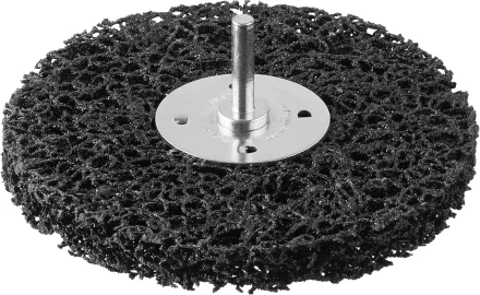 ЗУБР &quot;ПРОФЕССИОНАЛ&quot;. Щетка дисковая для дрели, нейлоновая проволока с абразивным покрытием, с открытой агрессивной структурой, 125мм 35162-125_z01 купить в Нефтеюганске