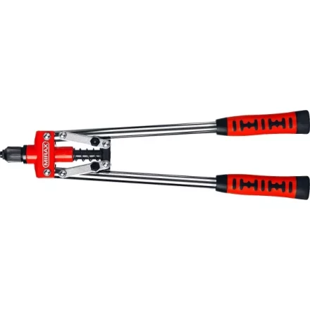 Заклепочник двуручный, MIRAX 31034, для заклёпок d=3,2 / 4,0 / 4,8 мм из алюминия и стали, литой корпус 31034_z01 купить в Нефтеюганске