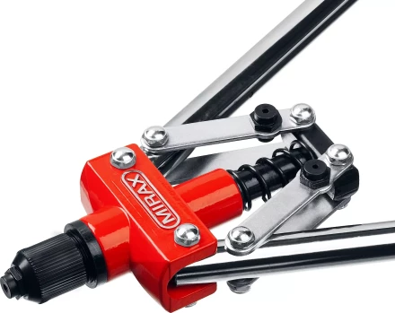 Заклепочник двуручный, MIRAX 31034, для заклёпок d=3,2 / 4,0 / 4,8 мм из алюминия и стали, литой корпус 31034_z01 купить в Нефтеюганске