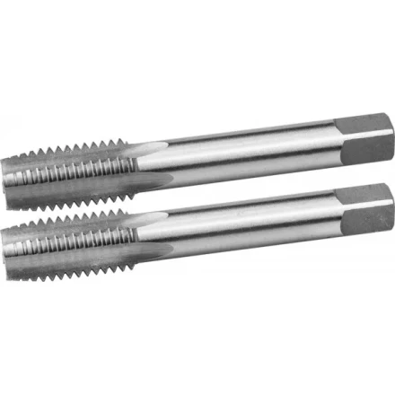 Метчики ЗУБР &quot;ЭКСПЕРТ&quot; машинно-ручные, комплектные для нарезания метрической резьбы, М18 x 2,0, 2шт 4-28007-18-2.0-H2 купить в Нефтеюганске