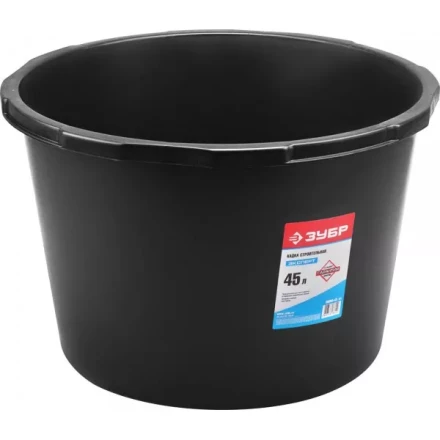 Кадка ЗУБР &quot;ЭКСПЕРТ&quot; строительная пластмассовая, 45л 06095-45_z03 купить в Нефтеюганске
