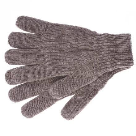 Перчатки трикотажные акрил двойные коричневый двойная манжета Сибртех Россия 68683 купить в Нефтеюганске