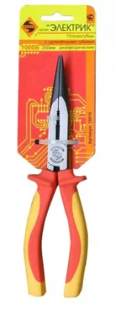 Плоскогубцы с удл. губками  диэлектр. 200мм 1/6/60 19016 купить в Нефтеюганске