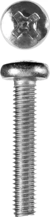 Винт ЗУБР &quot;МАСТЕР&quot; DIN 7985, класс прочности 4.8, оцинкованный, M6x30мм, 5кг 303150-06-030 купить в Нефтеюганске