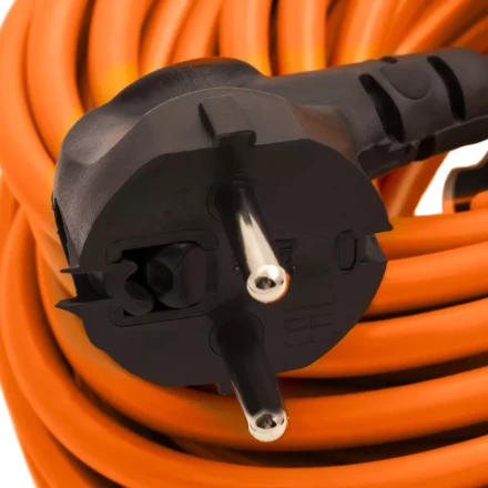 Удлинитель-шнур силовой 30 м Сибртех 95833, 16А, тип УХ16, ПВС, усиленный, 1 розетка без заземления купить в Нефтеюганске