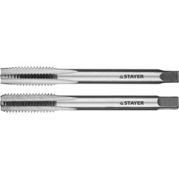 Комплект метчиков STAYER &quot;MASTER&quot;, сталь 9ХС, М8х1,25, 2 шт 28025-08-1.25-H2