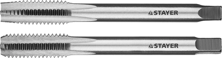 Комплект метчиков STAYER "MASTER", сталь 9ХС, М8х1,25, 2 шт 28025-08-1.25-H2 купить в Нефтеюганске
