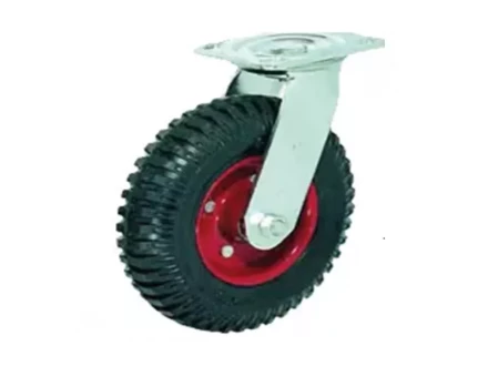 Колесо литое резиновое 200 мм PS200 с протектором и кронштейном 1031468 купить в Нефтеюганске