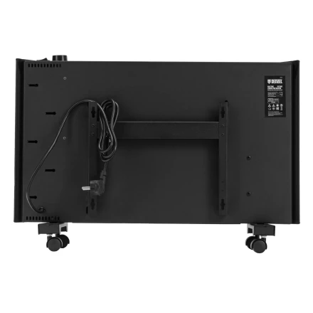 Конвектор электрический Denzel XCE-1500 B, 230 В, 1500 Вт, X-образный нагреватель черный 98128 купить в Нефтеюганске