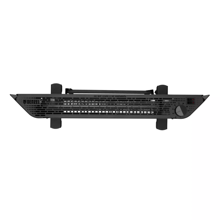 Конвектор электрический Denzel XCE-1500 B, 230 В, 1500 Вт, X-образный нагреватель черный 98128 купить в Нефтеюганске