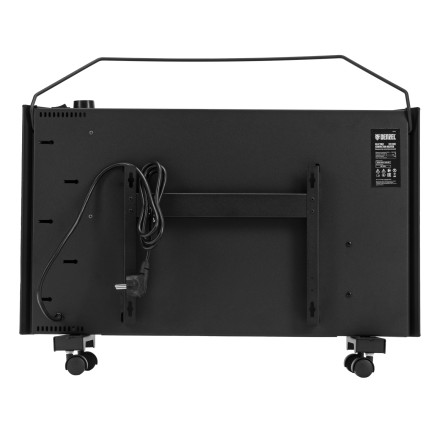 Конвектор электрический Denzel XCE-1500 B, 230 В, 1500 Вт, X-образный нагреватель черный 98128 купить в Нефтеюганске