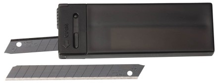 Лезвие OLFA сегментированные BLACK MAX, 9х80х0,38мм, 13 сегментов, 10шт OL-ABB-10B купить в Нефтеюганске