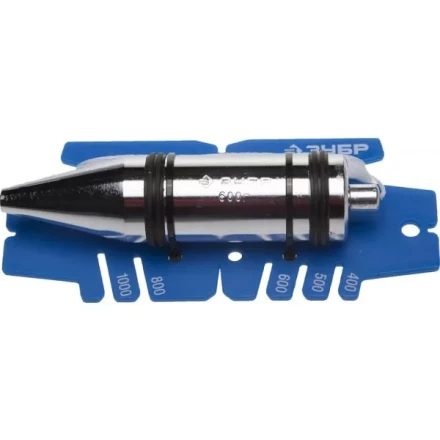 Отвес ЗУБР &quot;ЭКСПЕРТ&quot; строительный со шнуром и безопасным наконечником, 800г 06347-80_z01 купить в Нефтеюганске