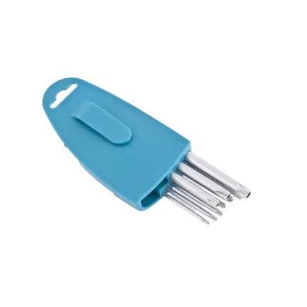 Набор ключей имбусовых TORX-TT T10-T50 удлиненные S2 сатинированные 9 шт Gross 16407 купить в Нефтеюганске