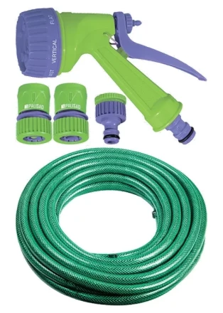 Набор поливочный, шланг 3/4&quot; 15м, 7-реж пистолет, соед., адаптер  PALISAD 67422 купить в Нефтеюганске