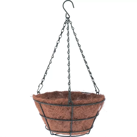 Кашпо подвесное с вкладышем из коковиты конус d25см PALISAD 69020 купить в Нефтеюганске