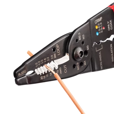 Многофункциональный стриппер КВТ WS-01F для снятия изоляции с проводов 0.5–4.0 мм (101541) купить в Нефтеюганске