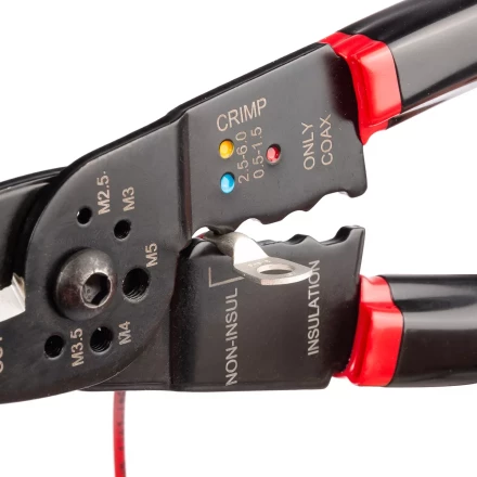 Многофункциональный стриппер КВТ WS-01F для снятия изоляции с проводов 0.5–4.0 мм (101541) купить в Нефтеюганске