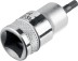Торцовая бита-головка KRAFTOOL &quot;INDUSTRIE QUALITAT&quot;, материал S2, HEX, сатинированная, 1/2&quot;, H4 27908-04_z01 купить в Нефтеюганске