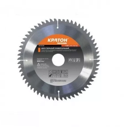 Диск пильный по дереву Кратон PROFESSIONAL O500x50 х 3,8 мм 80Т 1 06 03 025 купить в Нефтеюганске