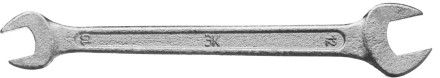 Ключ рожковый гаечный ЗУБР &quot;СТАНДАРТ&quot;, оцинкованный, 10х12мм 27115-10-12 купить в Нефтеюганске