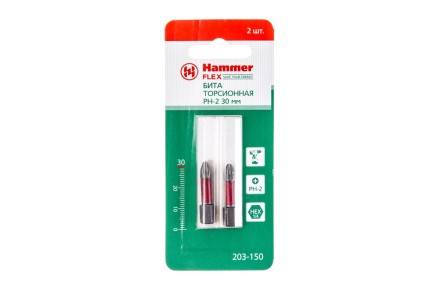 Бита HAMMER PH2 30мм (2шт.) купить в Нефтеюганске