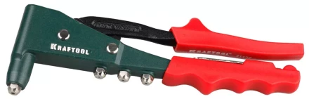 Заклепочник с функц. удержание заклёпки, KRAFTOOL &quot;FX-9&quot; 31177, d=2,4-4,8 мм из нерж стали Al, стали, литой корпус, кован рукоятка 31177 купить в Нефтеюганске