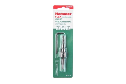 Сверло по дереву HAMMER Ф5х70мм (202-274 DR WD DBL FLUTE) купить в Нефтеюганске