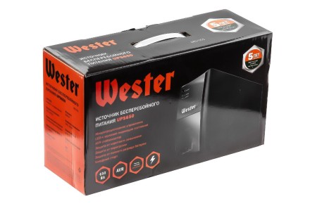 Устройство бесперебойного питания WESTER UPS650 купить в Нефтеюганске