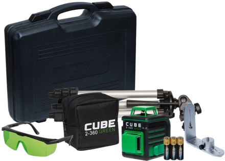 Нивелир лазерный ADA Cube 2-360 Home Green Ultimate Edition купить в Нефтеюганске