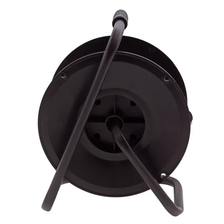 Удлинитель силовой 30 м Сибртех 95863, 16А, тип УХ10, ПВС, на кабельной катушке, 4 розетки без заземления купить в Нефтеюганске