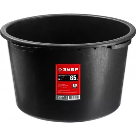 Кадка ЗУБР &quot;ЭКСПЕРТ&quot; строительная пластмассовая, 60л 06095-65_z03 купить в Нефтеюганске