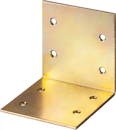 ЗУБР УМШ-2.0, 60 x 60 x 60 x 2 мм, желтый цинк, широкий мебельный уголок (31033-60) купить в Нефтеюганске