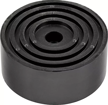 Резиновая опора для подкатного домкрата универсальная с увеличенной высотой 105x45 мм MATRIX Россия 50902 купить в Нефтеюганске