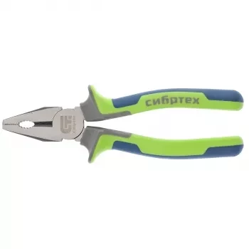 Плоскогубцы комбинированные 180 мм фосфатирование трехкомпонентные рукоятки СИБРТЕХ 17054 купить в Нефтеюганске